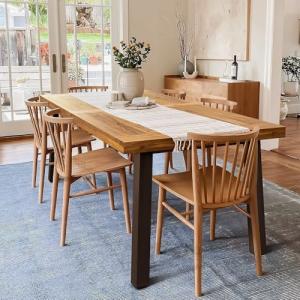 Devoko Acacia Wood Dining Table for 6
