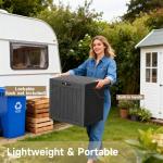 30 Gallon Lockable Outdoor Deck Storage Box