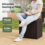 31 Gallon Weatherproof Deck Box with Lock