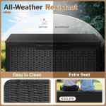 Devoko 100 Gallon Waterproof Lockable Storage Box