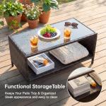 Devoko 4-Piece Outdoor Patio Furniture Set