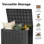30 Gallon Lockable Outdoor Deck Storage Box