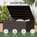 31 Gallon Weatherproof Deck Box with Lock