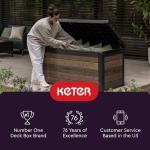 Keter 30 Gallon Outdoor Storage Box and Table