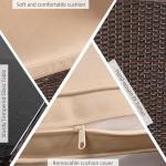 4-Piece Outdoor Rattan Patio Furniture Set