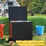 30 Gallon Lockable Outdoor Deck Storage Box