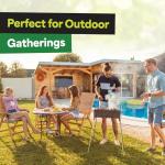 Outdoor 4-Piece Rattan Patio Furniture Set