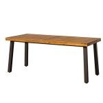 Devoko Acacia Wood Dining Table for 6