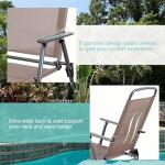 Vongrasig 6-Piece Folding Patio Dining Set