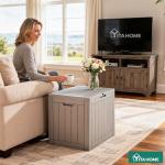 YITAHOME Waterproof 31 Gallon Outdoor Storage Box