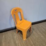 Durable Weather-Resistant Plastic Patio Chair