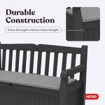 Keter 70 Gallon Storage Bench for Outdoor Use