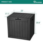 YITAHOME 30 Gallon Waterproof Deck Storage Box