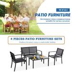 Vongrasig 4-Piece Outdoor Patio Furniture Set