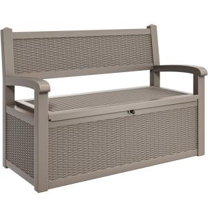 YITAHOME 70 Gallon Lockable Outdoor Storage Bench