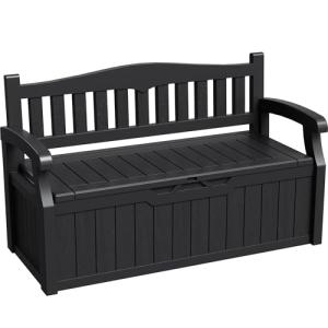 Greesum 80 Gallon Lockable Outdoor Storage Bench