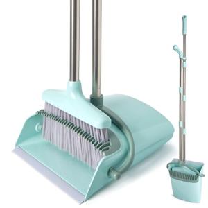 Broom and Dustpan Set with Cleaning Teeth