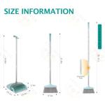 Broom and Dustpan Set with Cleaning Teeth
