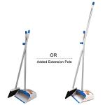 TreeLen Long Handle Broom and Dustpan Combo