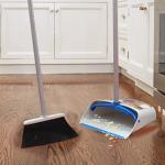 TreeLen Long Handle Broom and Dustpan Combo