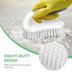Heavy-Duty Scrub Brushes for Deep Cleaning - 2 Pack
