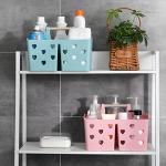 Pink Portable Shower Caddy Organizer with Handle