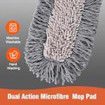 CLEANHOME Microfiber Dust Mop for Easy Floor Cleaning