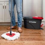 O-Cedar EasyWring Microfiber Spin Mop & Bucket
