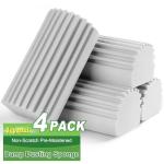 Jeymei 4-Pack Reusable Damp Cleaning Sponges