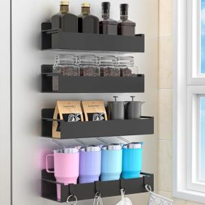 Magnetic Spice Rack Organizer Set for Kitchen