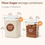 Airtight Food Storage Container Set of 3