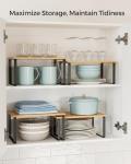 SONGMICS Stackable Kitchen Counter Organizer Shelves