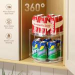 LAMU 2-Tier Rotating Spice Rack Organizer