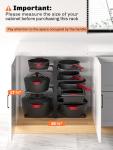 8-Tier Heavy Duty Pot and Pan Organizer
