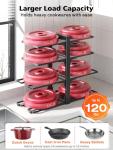 8-Tier Heavy Duty Pot and Pan Organizer