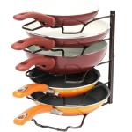 Bronze Kitchen Cabinet Pan Organizer Rack