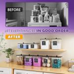 Clear Acrylic Laundry Pods Storage Containers Set