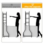 Heavy Duty Laundry Room Shelf with Hanger Hooks