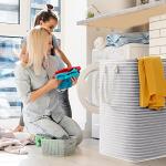 Lifewit Collapsible 80L Laundry Baskets - Grey