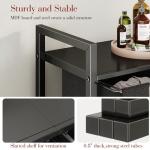 Laundry Basket Organizer with Removable Bags and Shelf