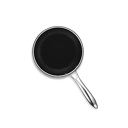 HexClad 8-Inch Nonstick Frying Pan, Dishwasher/Oven Safe
