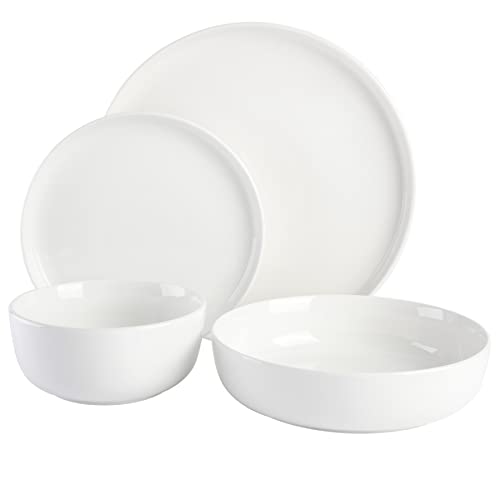 Gibson Home Oslo Porcelain Dinnerware Set for 4