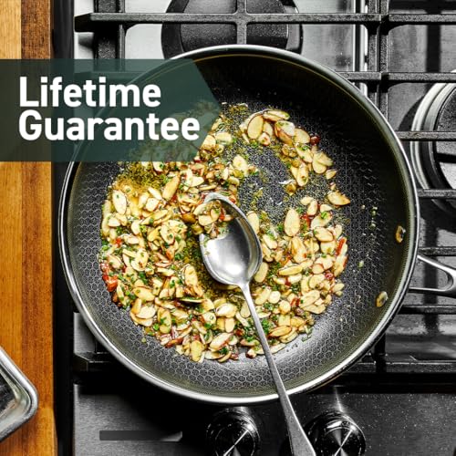 HexClad 8-Inch Nonstick Frying Pan, Dishwasher/Oven Safe