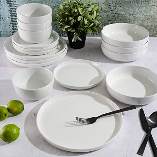 Gibson Home Oslo Porcelain Dinnerware Set for 4
