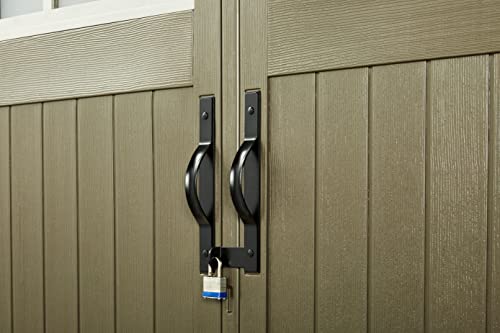 Rubbermaid 7 x 7 Ft Storage Shed, Beige/Brown