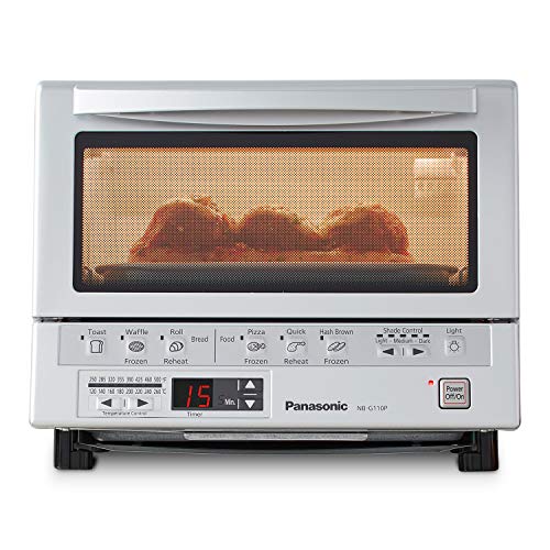 Panasonic Toaster Oven FlashXpress, Double Infrared Heating, Silver