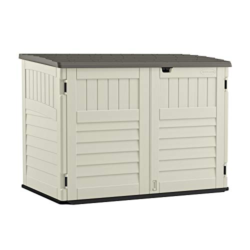 Suncast Horizontal Stow-Away Outdoor Storage Shed