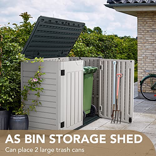 Devoko Outdoor Storage Shed for Patio and Garden