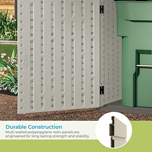 Suncast Horizontal Stow-Away Outdoor Storage Shed
