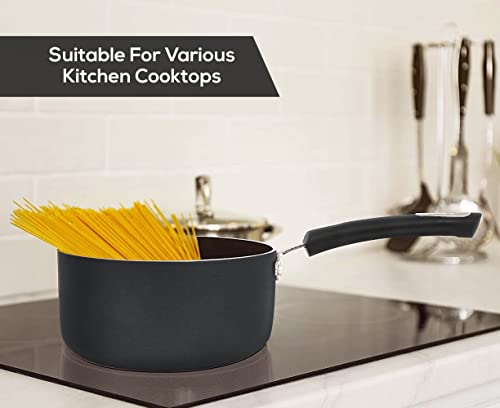 Utopia Kitchen Nonstick Saucepan Set - 1 Quart and 2 Quart multipurpose pots